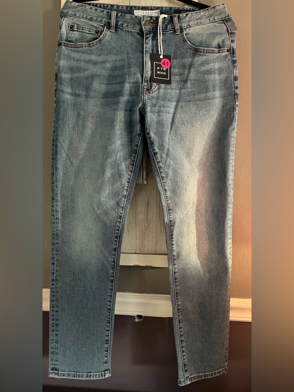 Petite Mandy High-Rise Skinny Jeans in Light Blue Wash
